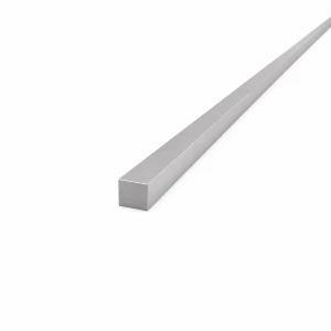 Barra de alumínio quadrada maciça 10×10 mm – EN AW-6060, L=2000 mm