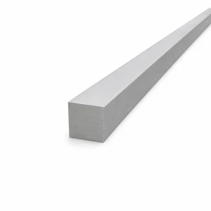 Barra quadrada maciça de alumínio 25×25 mm EN AW-6060 – C=2000 mm