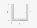 Perfil alumínio em U 21×20×1,4 mm – perfil C/U com comprimento de 2000 mm 001-884 (2)