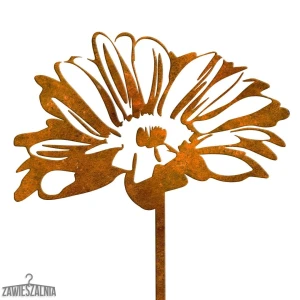 Zawieszalnia – decoração de jardim margarida enferrujada em aço corten XL 21×93 cm