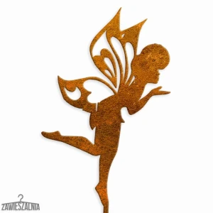 Espeto de jardim – decoração de jardim Fada Euforia em aço corten XL 13×100 cm