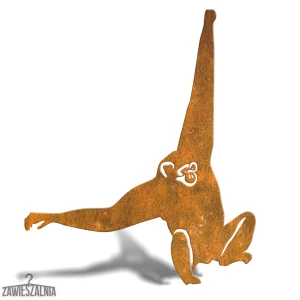 Biżuteria Ogrodowa – decoração de jardim Gibbon XXL 111 cm, aço corten