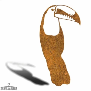 Zawieszalnia – decoração de jardim Tucano em aço Corten L 23×45 cm