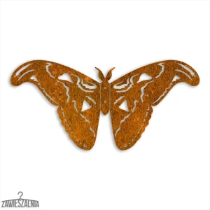 Zawieszalnia – decoração de parede 3D Borboleta Pavão Atlas L 50 cm aço Corten