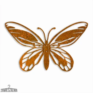 Zawieszalnia – decoração de parede 3D Borboleta Goliat L 44 cm em aço corten