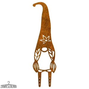 Zawieszalnia – decoração de jardim em aço Gnomo Apsik XL 57 cm – Corten (pátina enferrujada)