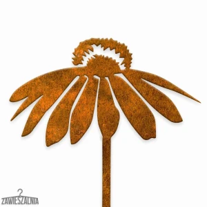 Zawieszalnia – decoração de jardim Equinácea XXL em aço corten 91 cm