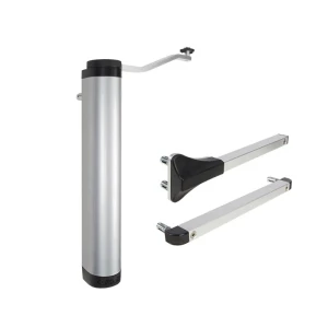Locinox Lion – fecho hidráulico automático compacto para portões, prateado