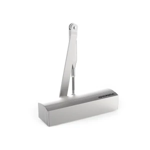 GEZE GD 1000 C – mola de porta hidráulica com braço, prateada