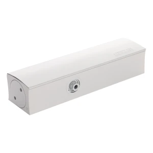 GEZE TS 3000 V – mola de fecho hidráulica para portas branca RAL 9016 (sem calha)
