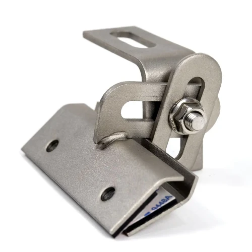 Suporte de Chapa Trapezoidal Ajustável de 10cm em Aço Inoxidável 1.4016 PV-08-32