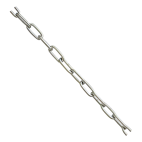Corrente técnica galvanizada DIN 5685/A Ø8,0 mm – elo curto 002-035 (3)