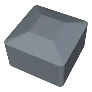 Tampa cinzenta para perfis de montagem PV 40x40 mm – tipo 1 LLDPE