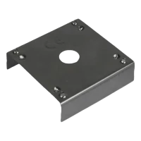 Anilha de ligação à terra PV – placa de contacto em aço inoxidável 40×40 mm
