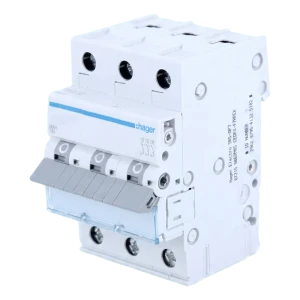 Hager MBN306E – disjuntor B 6A 3P 6kA