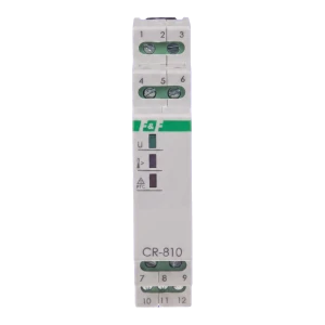 F&F CR-810DUO – relé resistivo PTC para proteção térmica de motores e transformadores