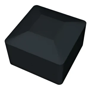 Tampa preta para perfil de montagem PV 40×40 mm – LLDPE tipo 1