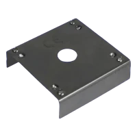 Anilha de ligação à terra – placa de contacto PV em aço inoxidável 40×40 mm