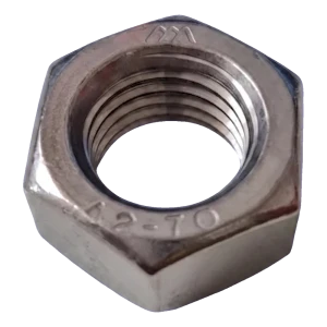 Porca sextavada M10 DIN 934 – aço inoxidável A2-70