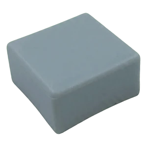 Tampa plana cinzenta LLDPE para perfis de montagem PV 40×40 mm – tipo 3
