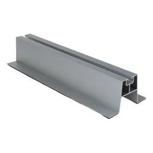 Ponte trapezoidal de alumínio H-60 com EPDM 330 mm – montagem PV em chapa trapezoidal