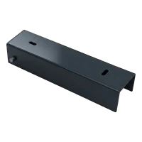 Cantoneira para rodapé de vedação 200×50 mm em aço antracite