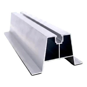 Ponte trapezoidal de alumínio H-70 com EPDM 400 mm – montagem PV em chapa trapezoidal