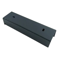 Perfil em U para soco de vedação 200×55 mm – aço galvanizado, antracite