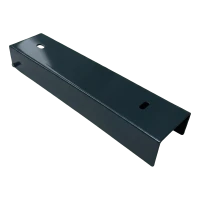 Perfil em U para soco de vedação 250×55 mm – aço galvanizado, antracite