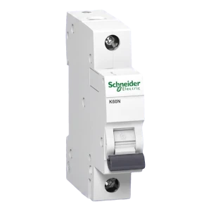 Schneider Electric K60N-C25-1 – disjuntor de sobrecorrente 1P 25A curva C 6kA Acti9