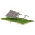 Kit Solar T1V Light estrutura fotovoltaica de solo para 6 painéis GPV-T1V-L6 (1)