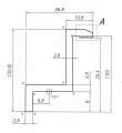 Grampo lateral H30 preto anodizado – grampo terminal PV L50 PV-03-02 (3)