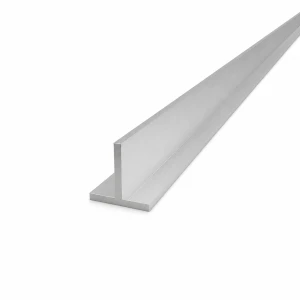 Perfil T alumínio 30×30×3 mm – perfil T EN AW-6060 comprimento 2000 mm