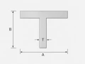 Perfil T alumínio 30×30×3 mm – perfil T EN AW-6060 comprimento 2000 mm 001-868 (2)