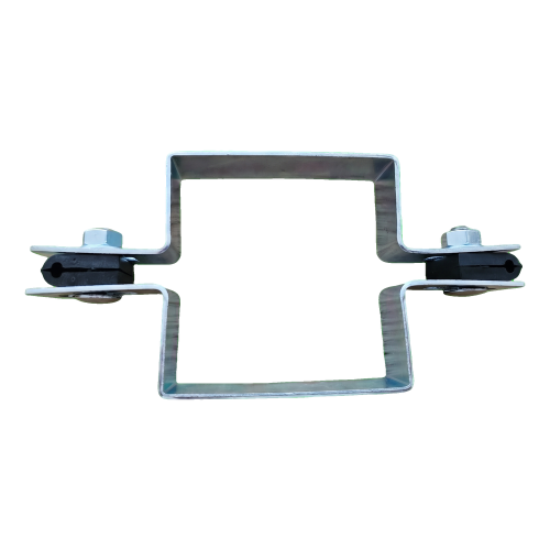 Abraçadeira para painéis de vedaçao quadrada intermédia 100×100 mm galvanizada 001-617 (2)