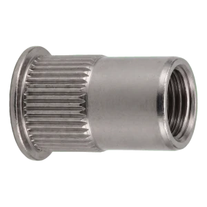 Porca de rebitar TOBSTEEL em aço inoxidável A2 M4×10 com cabeça cónica pequena – caixa com 250 un.