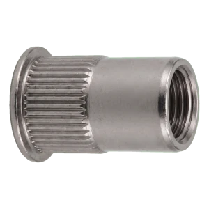 Porca de rebitar em aço inoxidável A2 TOBSTEEL M6×14 com cabeça cónica pequena – caixa de 250 un.