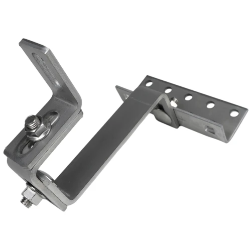 Gancho de tejadilho Vario 145 mm (4-5-5-5) com regulação tripla Aço inoxidável H17/1.4016 PV-08-35