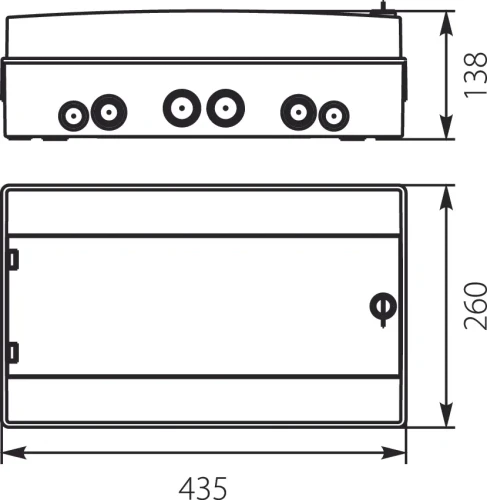 Painel de distribuição hermético RH-18 GPV-401-01 (2)