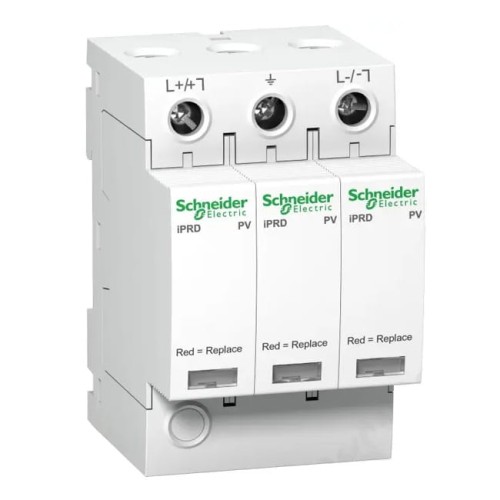 Para-raios DC iPRD-DC40r-T2-3-pólos Tipo2 15KA com contacto GPV-401-05