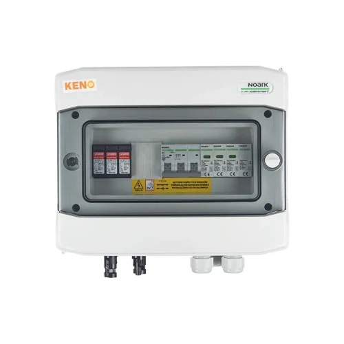 Caixa de derivação com para-raios DC + AC, 1000V tipo 1+2, 1x corrente PV, 1x MPPT // ogr. AC tipo 1+2, 16A 3-F tipo SH-90 DCAC GPV-409-02