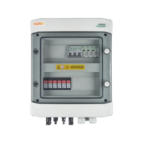 Caixa de junção com para-raios DC + AC, 1000V tipo 1+2, 2 x corrente PV, 2 x MPPT // ogr. AC tipo 1+2, 20A 3-F tipo SH-214 DCAC GPV-409-03
