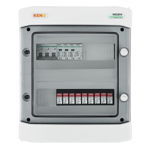 Caixa de derivação com protetor contra sobretensões DC + AC, tipo 1+2, tipo SH-717 DCAC GPV-409-04