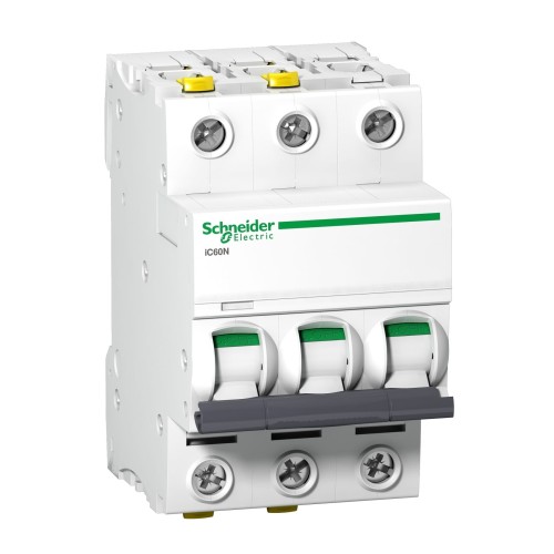 Disjuntor B 16A 3P 6kA iC60N-B16-3 Acti9 A9F03316 SCHNEIDER ELECTRIC GPV-401-39