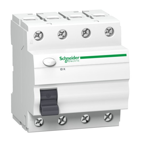 Disjuntor de corrente residual 4P 40A 30mA AC tipo IDK-40-4-30-AC A9Z05440 SCHNEIDER ELECTRIC GPV-401-55