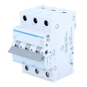 Disjuntor Hager C 25A 3P 6kA