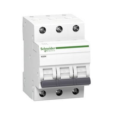 Disjuntor de sobreintensidade C 20A 3P 6kA K60N-C20-3 Acti9 A9K02320 SCHNEIDER ELECTRIC GPV-401-76