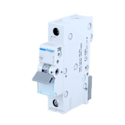 Disjuntor de sobreintensidade Hager C 20A 1P 6kA GPV-401-86