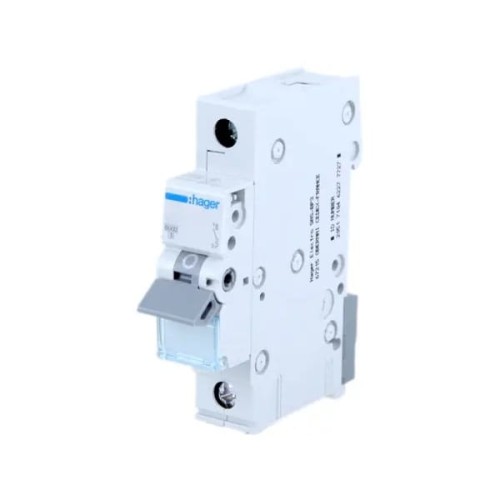 Disjuntor de sobreintensidade Hager C 25A 1P 6kA GPV-401-113