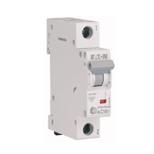 Disjuntor de sobrecorrente Eaton C 16A 1P 6kA GPV-401-115